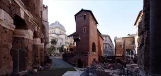 la casa dei Vallati e la sinagoga ebraica al ghetto