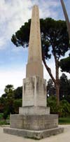 Villa Torlonia - obelisco dedicato ad Anna Torlonia
